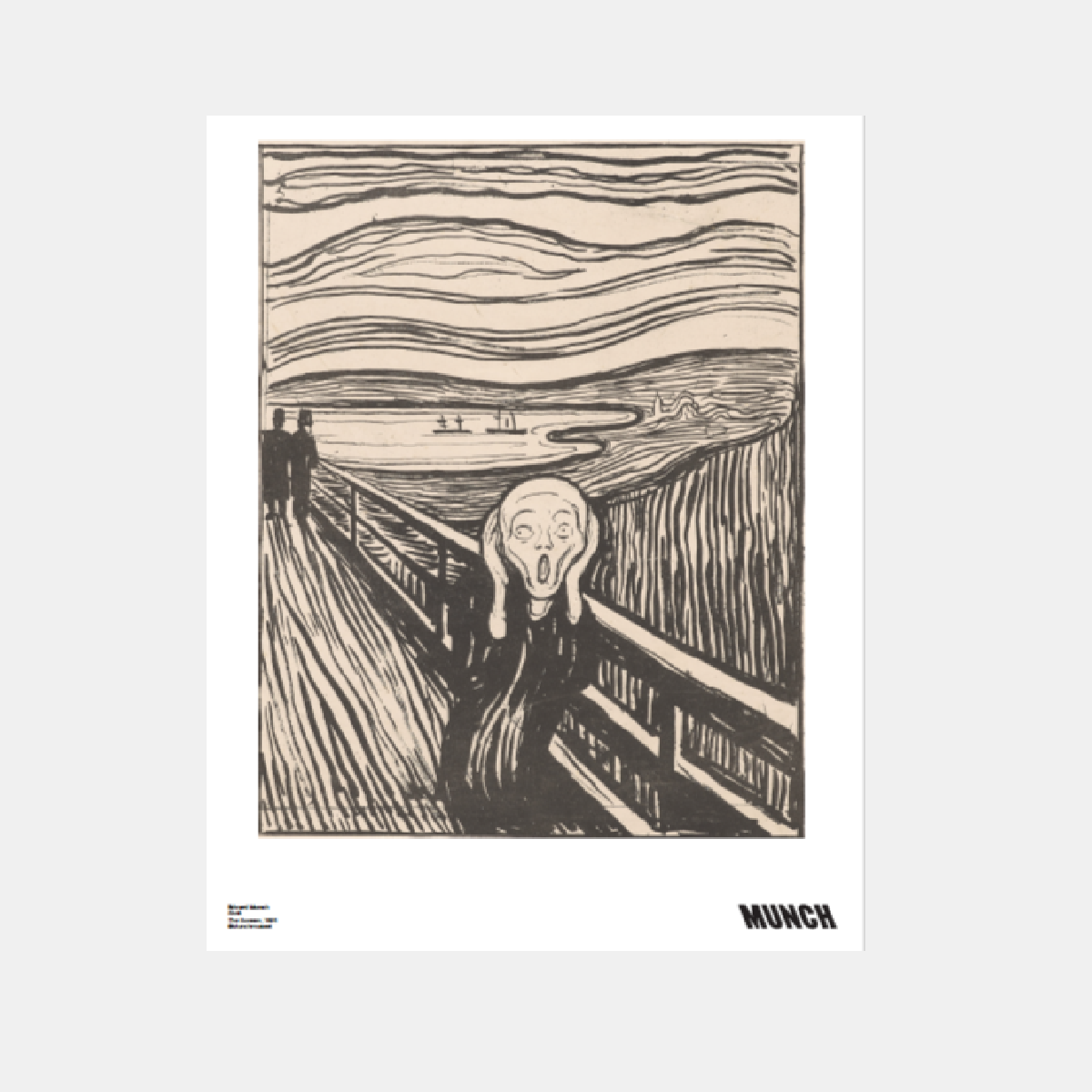 Poster The Scream litograph (50x70)